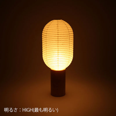シラキ工芸 TORCHIN　VERTICAL　白／ナチュラル / 合紙攜帶桌燈
