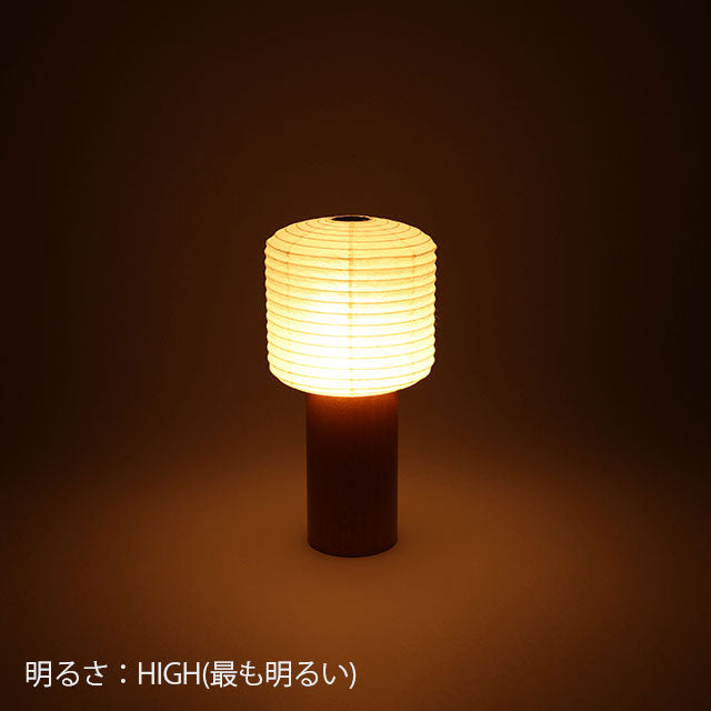 シラキ工芸 TORCHIN　SQUARE　白／ナチュラル / 合紙攜帶桌燈