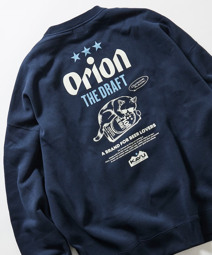 KAVU × ORION × FREAK'S STORE / 貓咪啤酒 圓領衫（日本聯名限定）