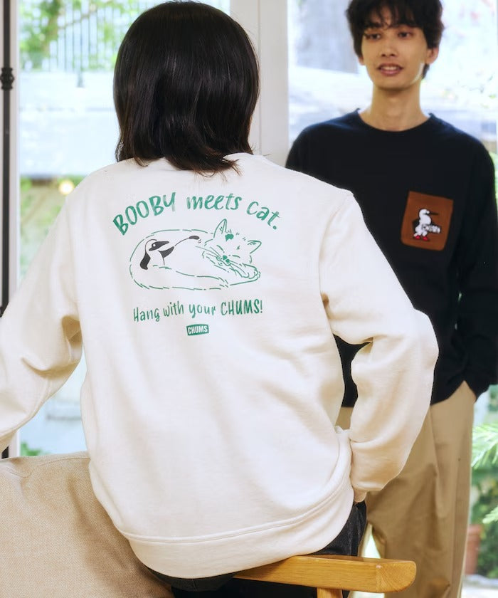 CHUMS × FREAK'S STORE／貓咪大嘴鳥圓領衫（日本聯名限定）
