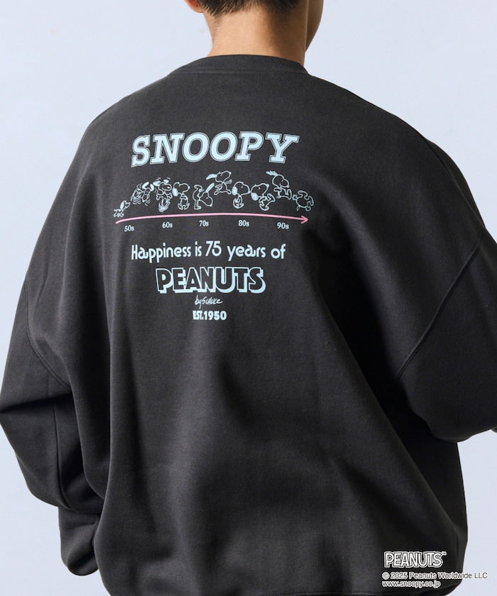 PEANUTS x FREAK’S STROE / 75週年 寬鬆落肩 圓領衫