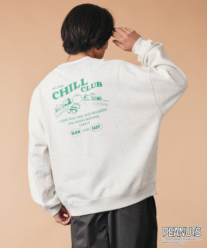 PEANUTS × FREAK'S STORE / Chill Club 大廓形 圓領衫（日本聯名限定）