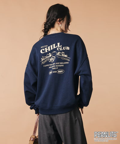 PEANUTS × FREAK'S STORE / Chill Club 大廓形 圓領衫（日本聯名限定）
