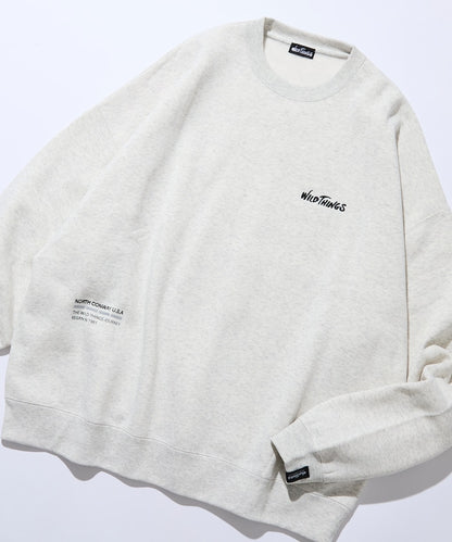 WILD THINGS×FREAK'S STORE / 小標 圓領衫