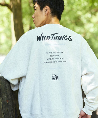 WILD THINGS×FREAK'S STORE / 標誌 圓領衫