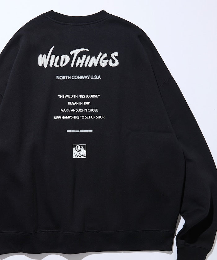 WILD THINGS×FREAK'S STORE / 標誌 圓領衫