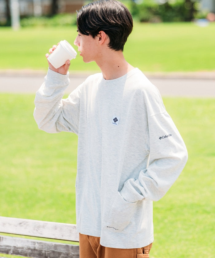 COLUMBIA X FREAK’S STORE / 側口袋 長袖T恤