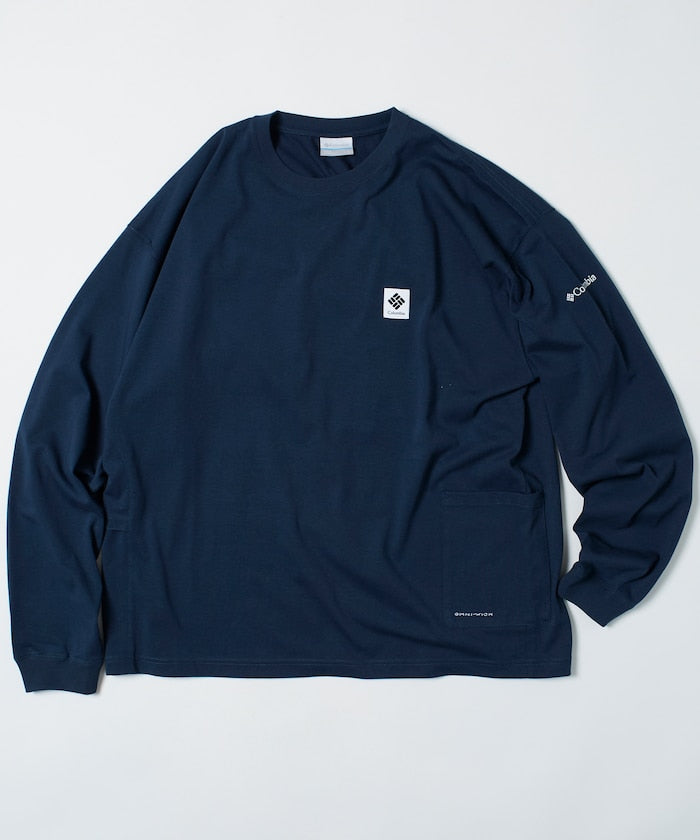 COLUMBIA X FREAK’S STORE / 側口袋 長袖T恤