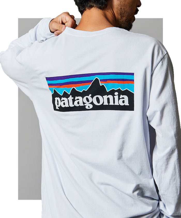 PATAGONIA Long-Sleeved P-6 Logo Responsibili-Tee /  P-6 標誌長袖T恤