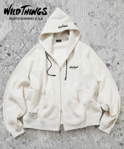 WILD THINGS × FREAK'S STORE / 背後LOGO印花拉鍊連帽外套（日本聯名限定）