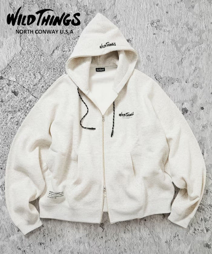 WILD THINGS × FREAK'S STORE / 背後LOGO印花拉鍊連帽外套（日本聯名限定）