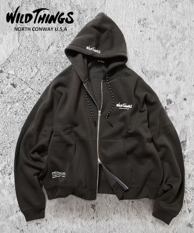 WILD THINGS × FREAK'S STORE / 背後LOGO印花拉鍊連帽外套（日本聯名限定）