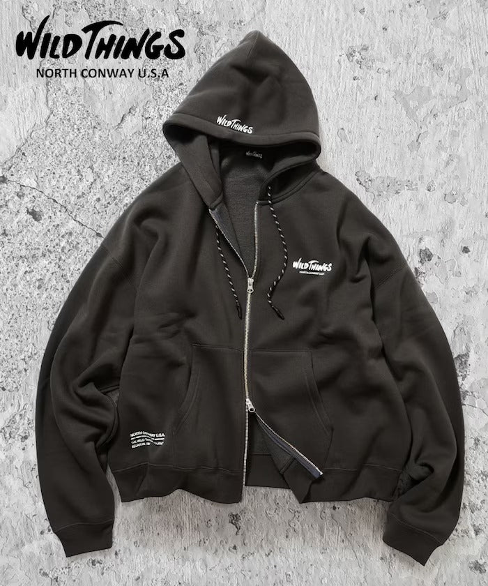 WILD THINGS × FREAK'S STORE / 背後LOGO印花拉鍊連帽外套（日本聯名限定）