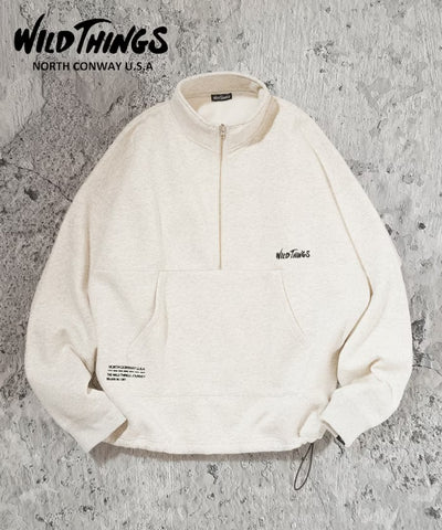 WILD THINGS × FREAK'S STORE / 小標 半拉鍊開襟衫（日本聯名限定）