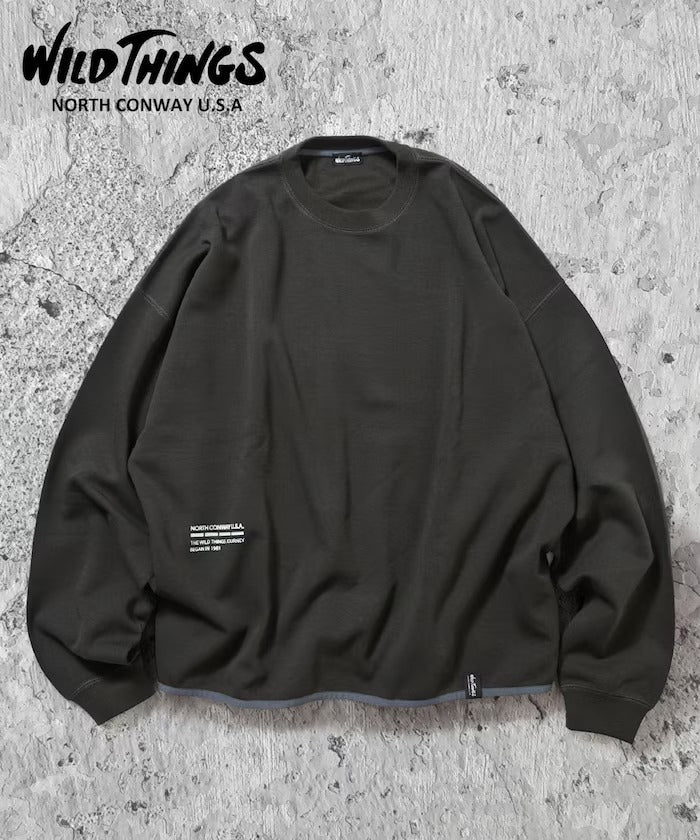 WILD THINGS × FREAK'S STORE / 小標 立體雙面針織 圓領衫（日本聯名限定）