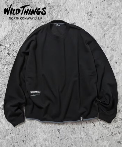 WILD THINGS × FREAK'S STORE / 小標 立體雙面針織 圓領衫（日本聯名限定）