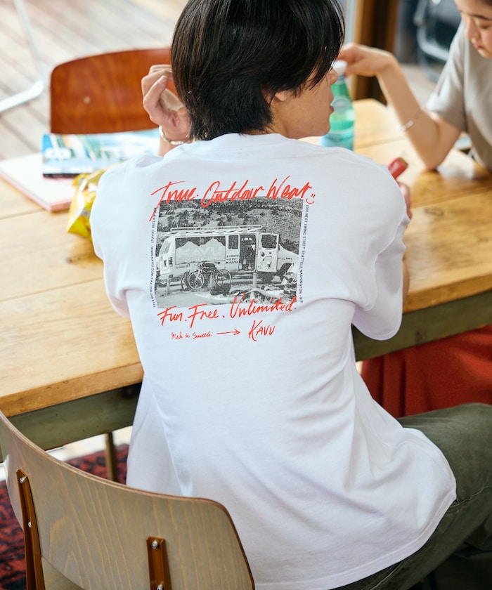KAVU  × FREAK'S STORE / 車款照片 短袖T恤