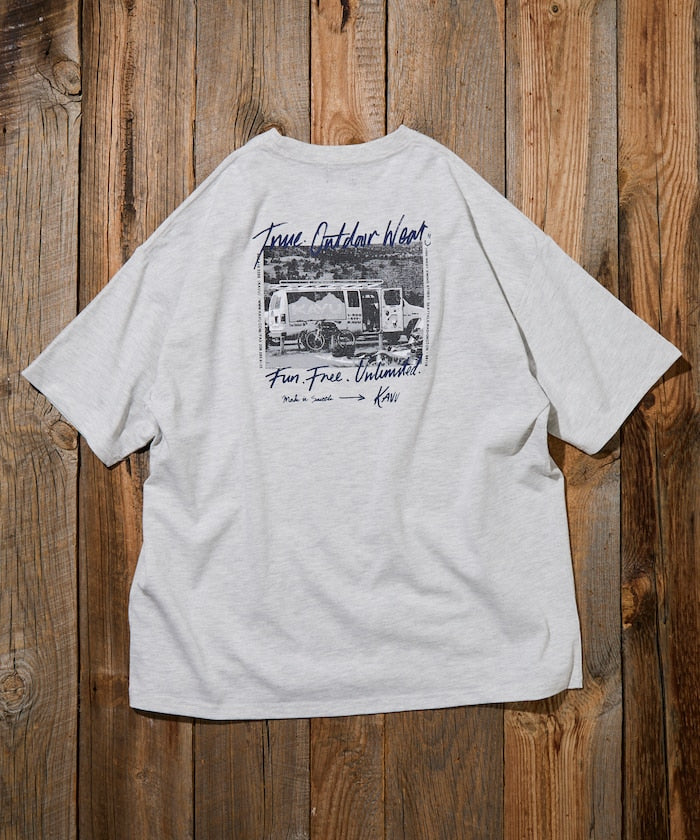KAVU  × FREAK'S STORE / 車款照片 短袖T恤