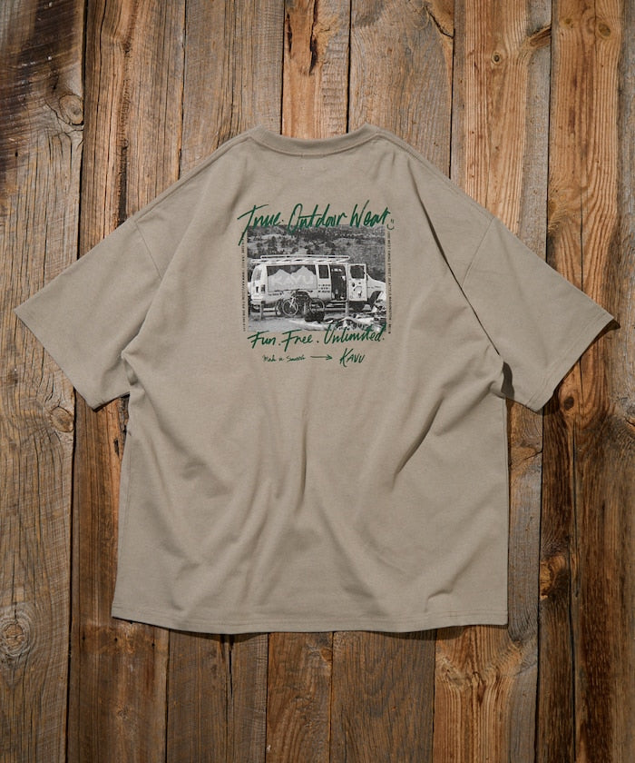 KAVU  × FREAK'S STORE / 車款照片 短袖T恤