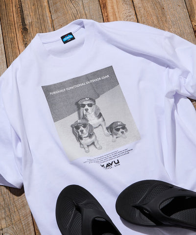 KAVU  × FREAK'S STORE / 狗狗攝影印花 短袖T恤