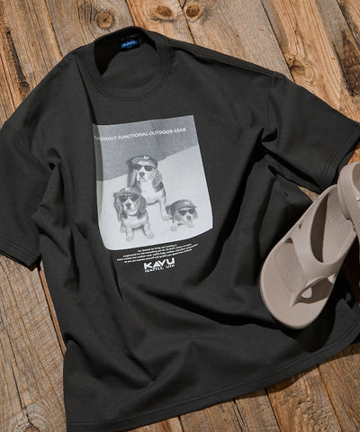 KAVU  × FREAK'S STORE / 狗狗攝影印花 短袖T恤