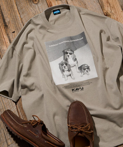 KAVU  × FREAK'S STORE / 狗狗攝影印花 短袖T恤