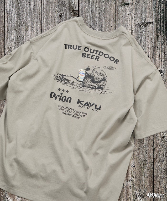 KAVU × ORION x FREAK’S STORE / 三方聯名 海獺＆啤酒 短袖T恤