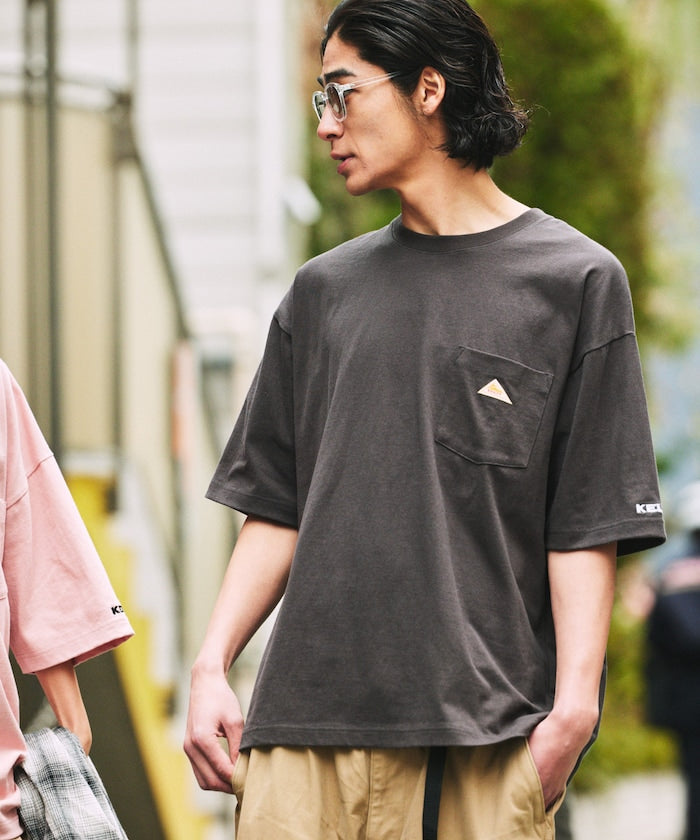 KELTY×FREAK'S STORE / 刺繡小標 口袋 短袖T恤
