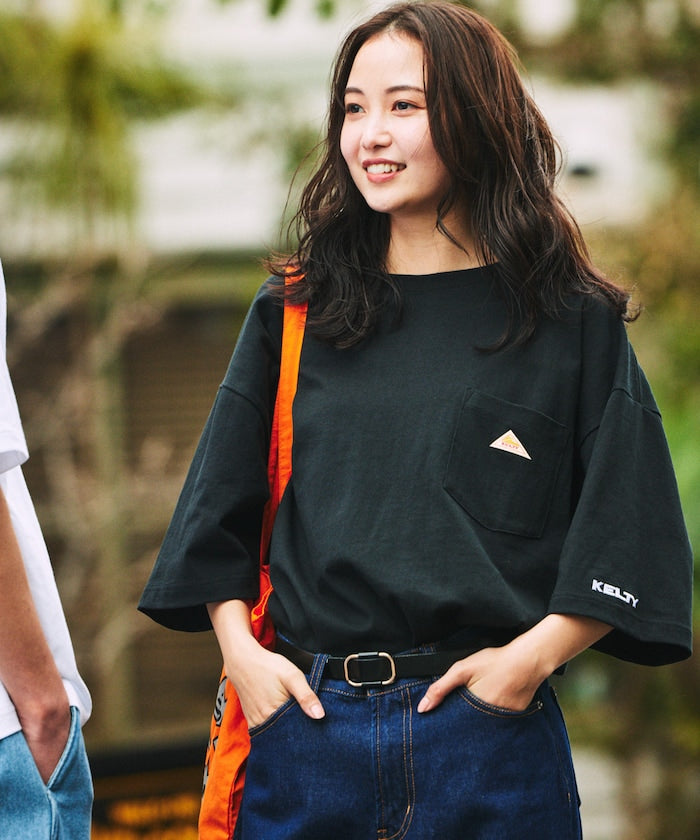 KELTY×FREAK'S STORE / 刺繡小標 口袋 短袖T恤