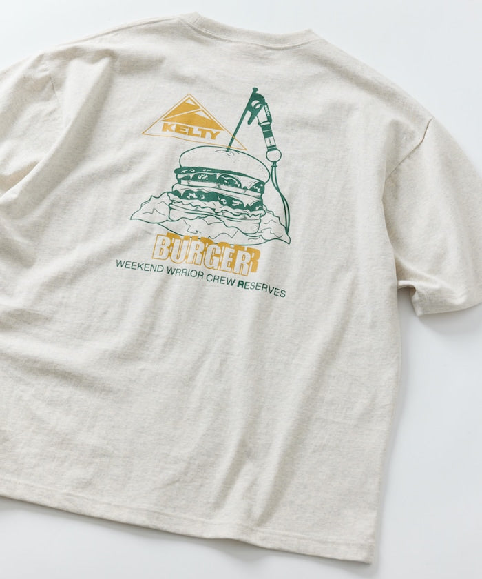 KELTY × FREAK'S STORE 漢堡圖案 短袖T恤