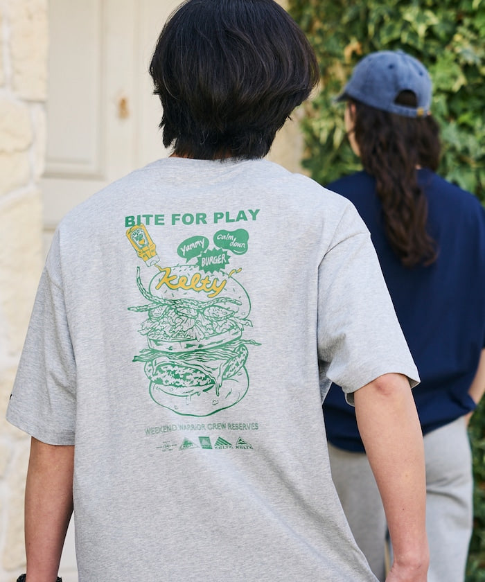 KELTY×FREAK'S STORE / 漢堡圖像 短袖T恤