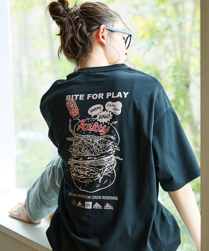 KELTY×FREAK'S STORE / 漢堡圖像 短袖T恤