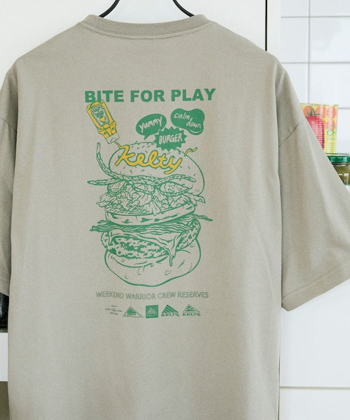 KELTY×FREAK'S STORE / 漢堡圖像 短袖T恤