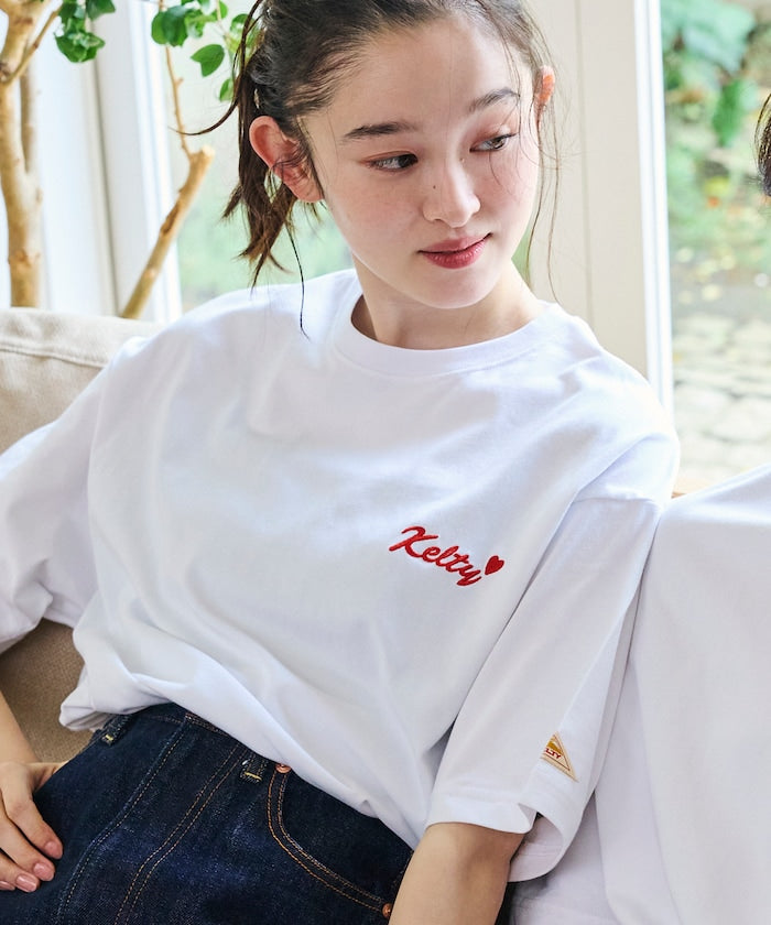 KELTY×FREAK'S STORE / 心形刺繡 短袖T恤