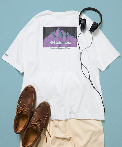 COLUMBIA x FREAK’S STORE / 背面印花 短袖T恤