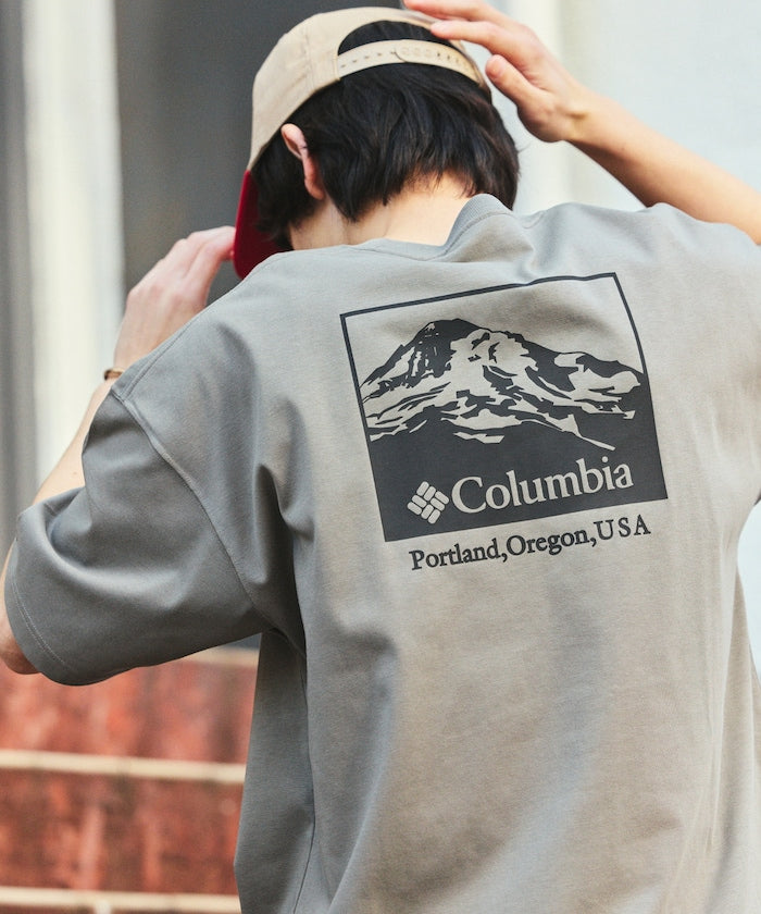 COLUMBIA x FREAK’S STORE / 背面印花 短袖T恤
