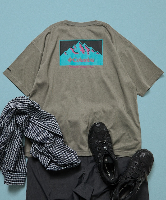 COLUMBIA x FREAK’S STORE / 背面印花 短袖T恤