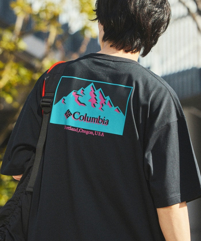 COLUMBIA x FREAK’S STORE / 背面印花 短袖T恤