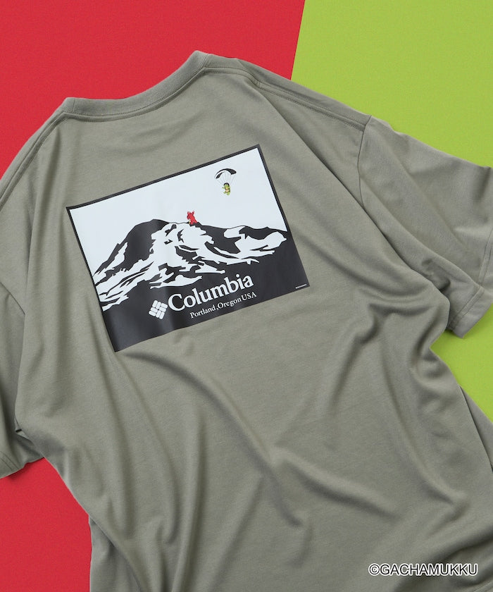 Columbia × FREAK'S STORE x Gachapin Mukku / 三方聯名限定 山系圖像機能快乾 短袖T恤