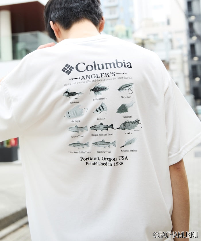 Columbia × FREAK'S STORE x Gachapin Mukku / 三方聯名限定 魚圖案 短袖T恤