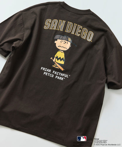 PEANUTS × MLB 聯名 短袖T恤 / PADRES