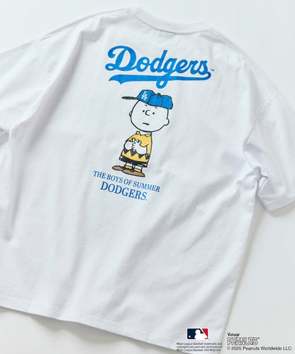 PEANUTS × MLB 聯名款 短袖T恤 / DODGERS