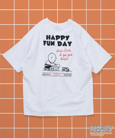 PEANUTS x FREAK’S STORE / HAPPY FUN DAY 圖案 短袖T恤