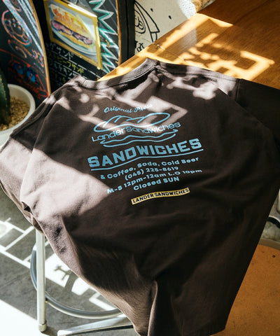 LANDER SANDWICHES × FREAK'S STORE / 背面印花 短袖T恤