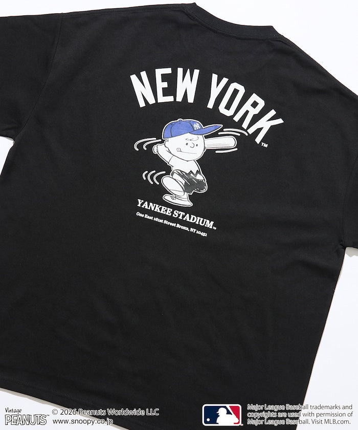 PEANUTS×MLB / YANKEES 紐約洋基 短袖T恤