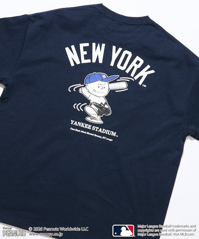 PEANUTS×MLB / YANKEES 紐約洋基 短袖T恤