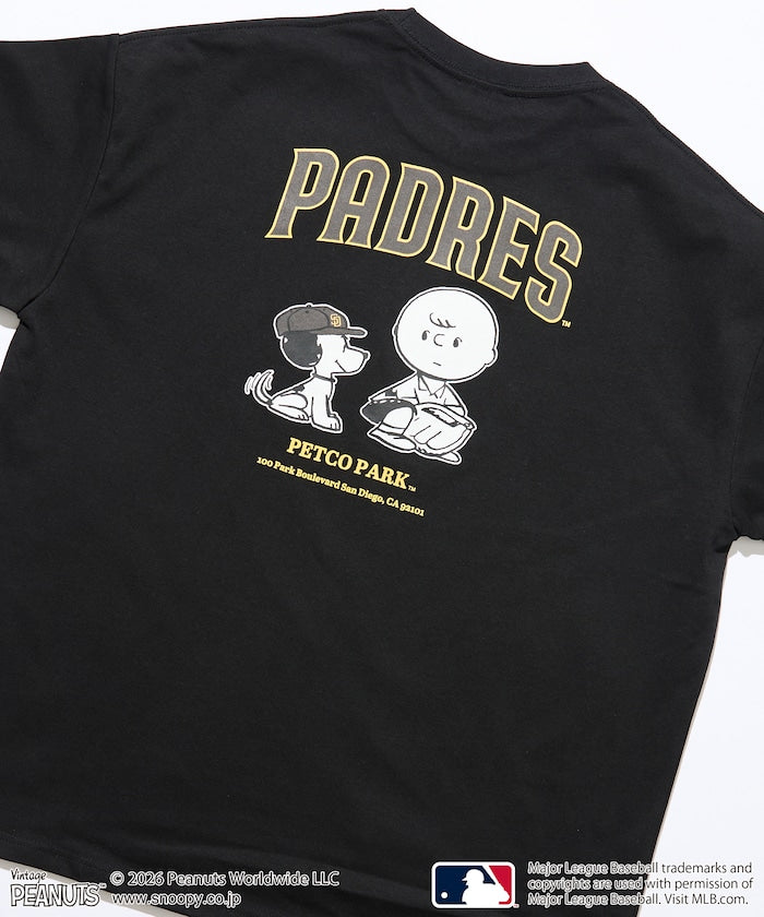 PEANUTS×MLB / PADRES 教士 短袖T恤
