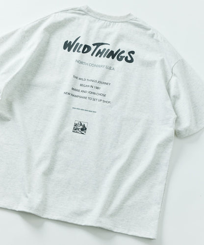 WILD THINGS×FREAK'S STORE / 背後標誌 短袖T恤