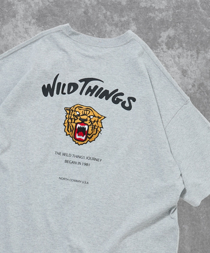 WILD THINGS × FREAK'S STORE / 虎紋刺繡 短袖T恤
