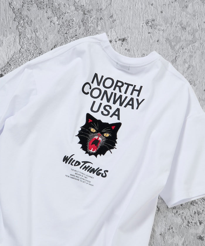 WILD THINGS × FREAK'S STORE / 刺繡短袖T恤